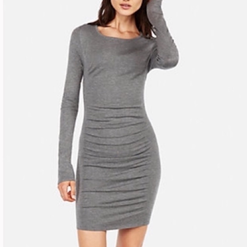 Express Long Sleeve Body Con Dress